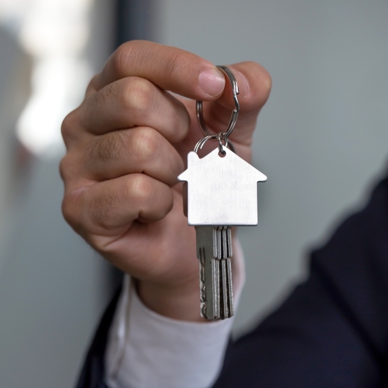 Real Estate Agent and Keys